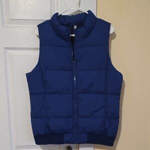 Old Navy Blue Puffer Vest